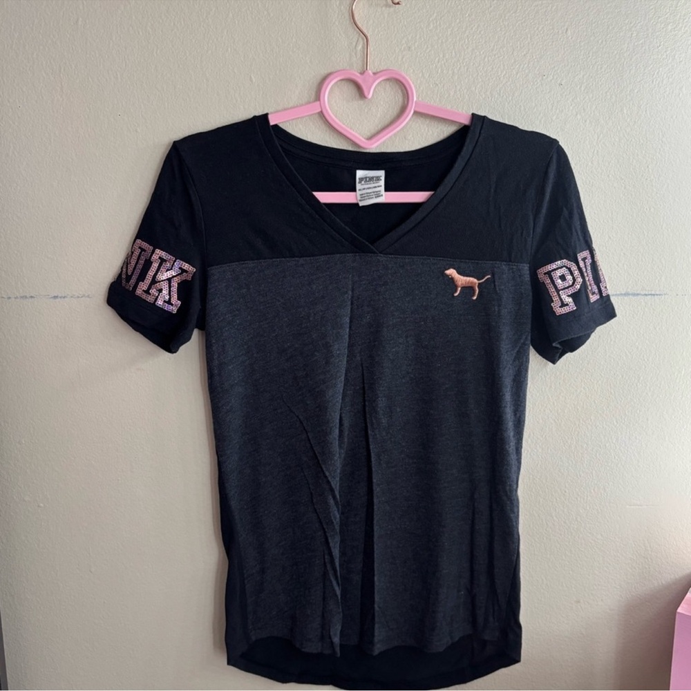 PINK Victoria's Secret rhinestone tee